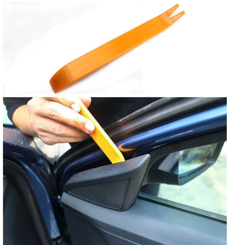 12 Pcs Plastic Car Radio Door Clip Panel Trim Dash Audio Removal Pry Kit Tool Set - #TOKIT-99812