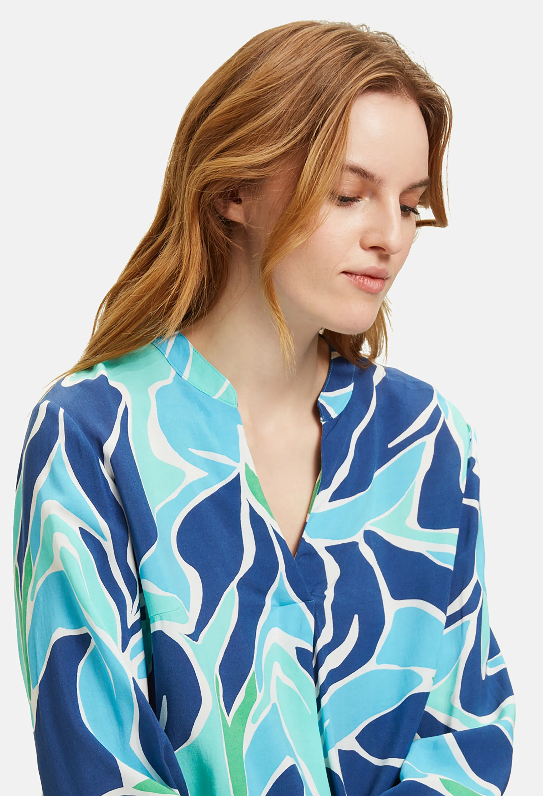 3/4 Sleeve Printed Blouse
