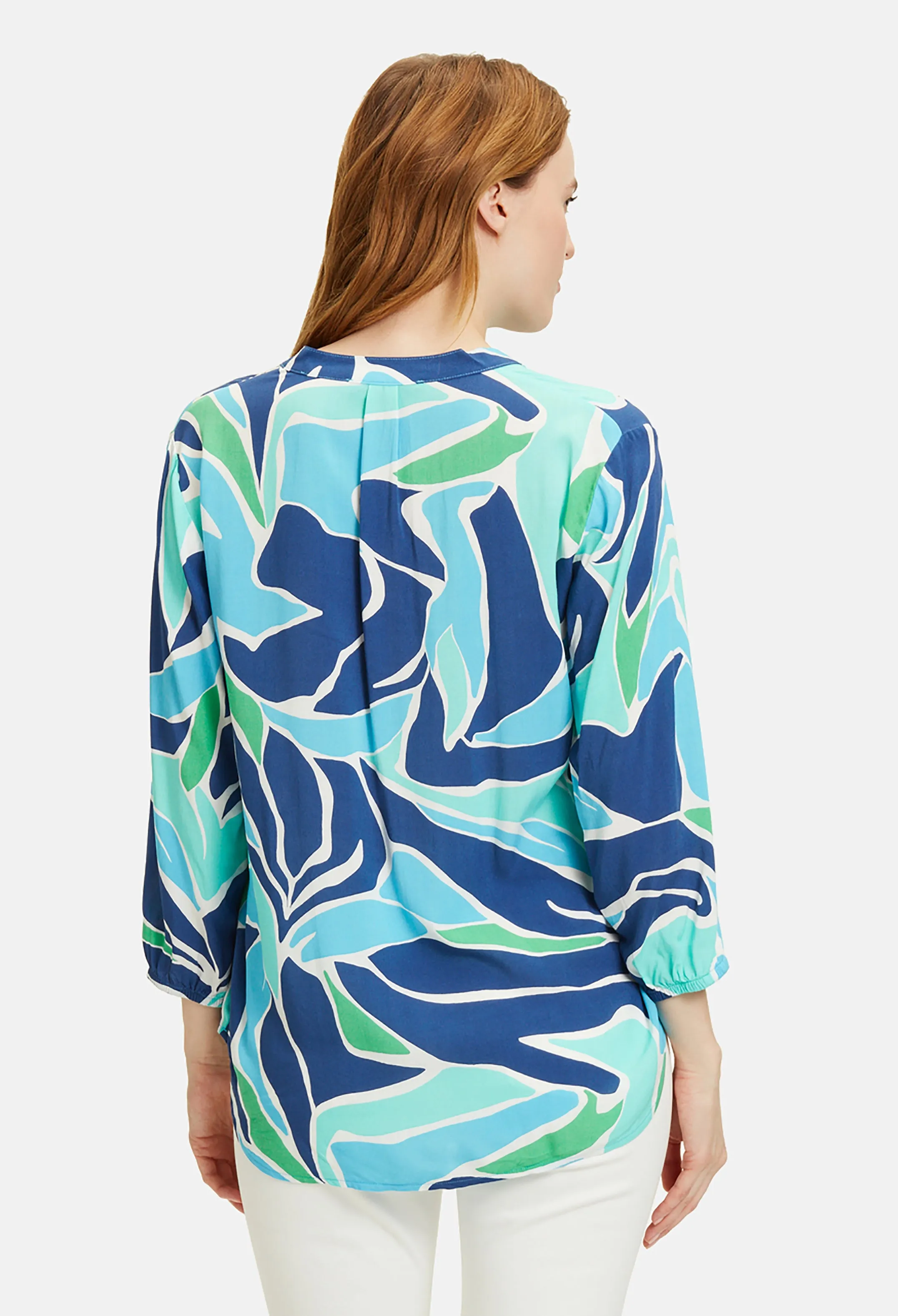 3/4 Sleeve Printed Blouse