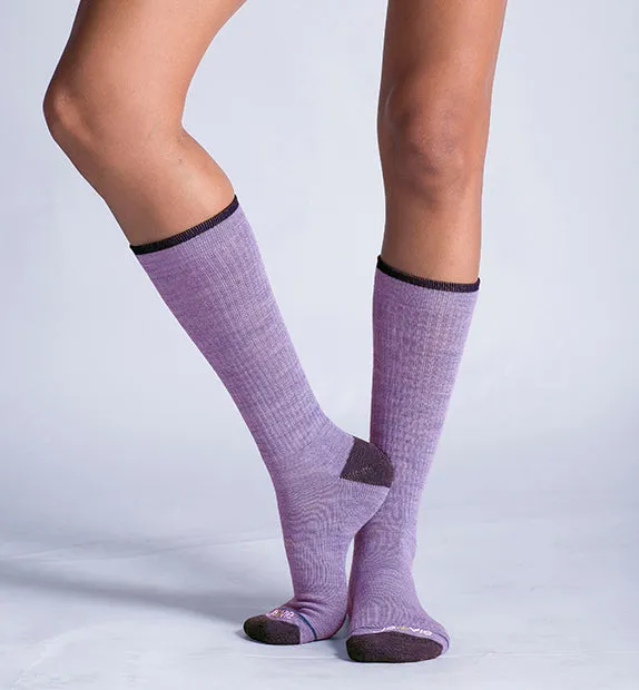 76% Rich Merino Wool Everyday Crew Socks - Solids - 2 Pack
