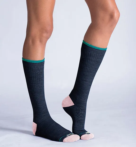 76% Rich Merino Wool Everyday Crew Socks - Solids - 2 Pack
