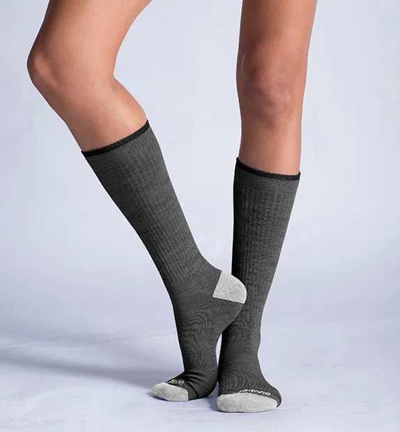 76% Rich Merino Wool Everyday Crew Socks - Solids - 2 Pack