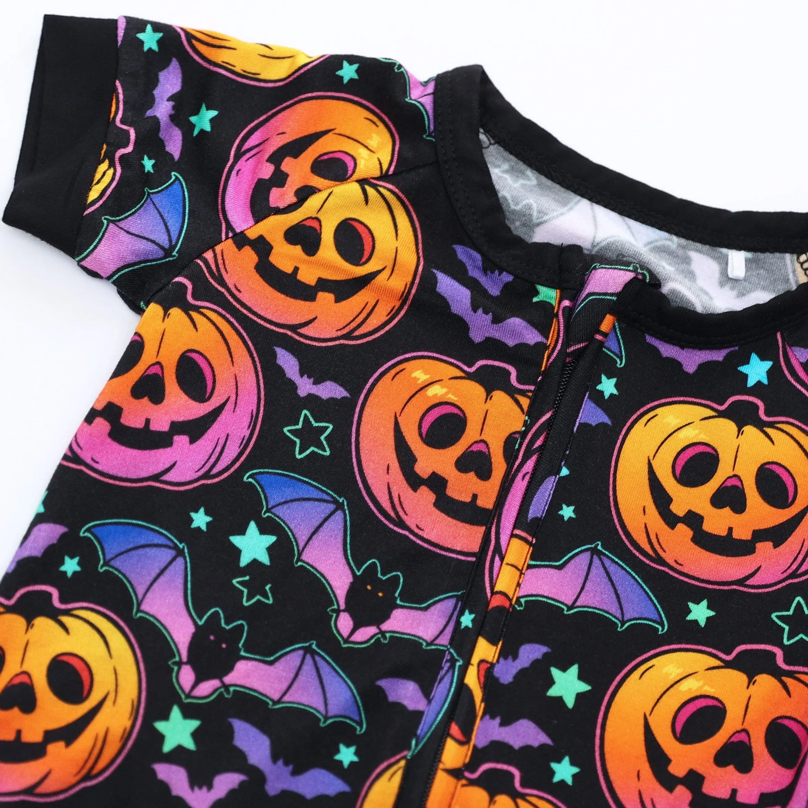 A Little Batty Goin' Batty - Bamboo Shorty Romper