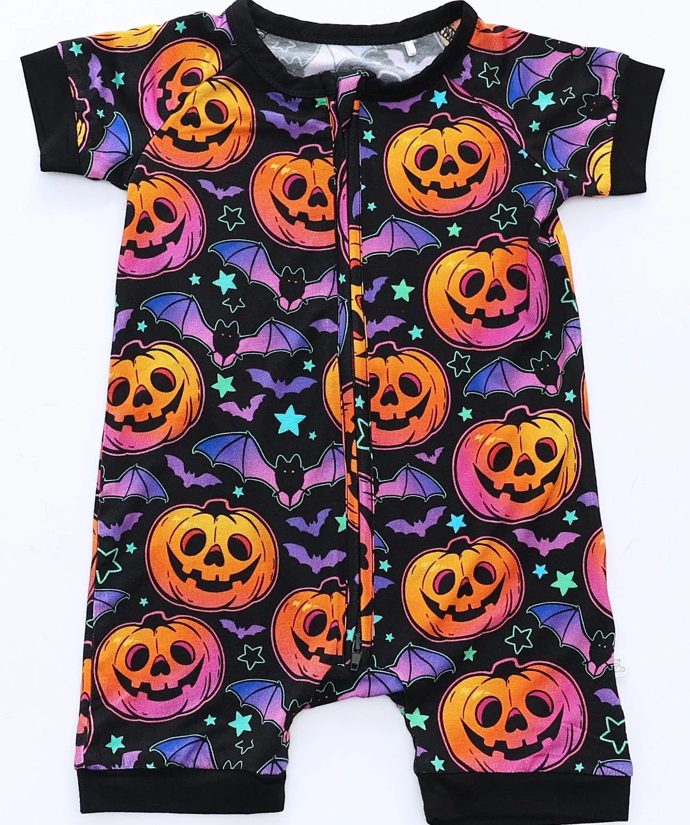 A Little Batty Goin' Batty - Bamboo Shorty Romper