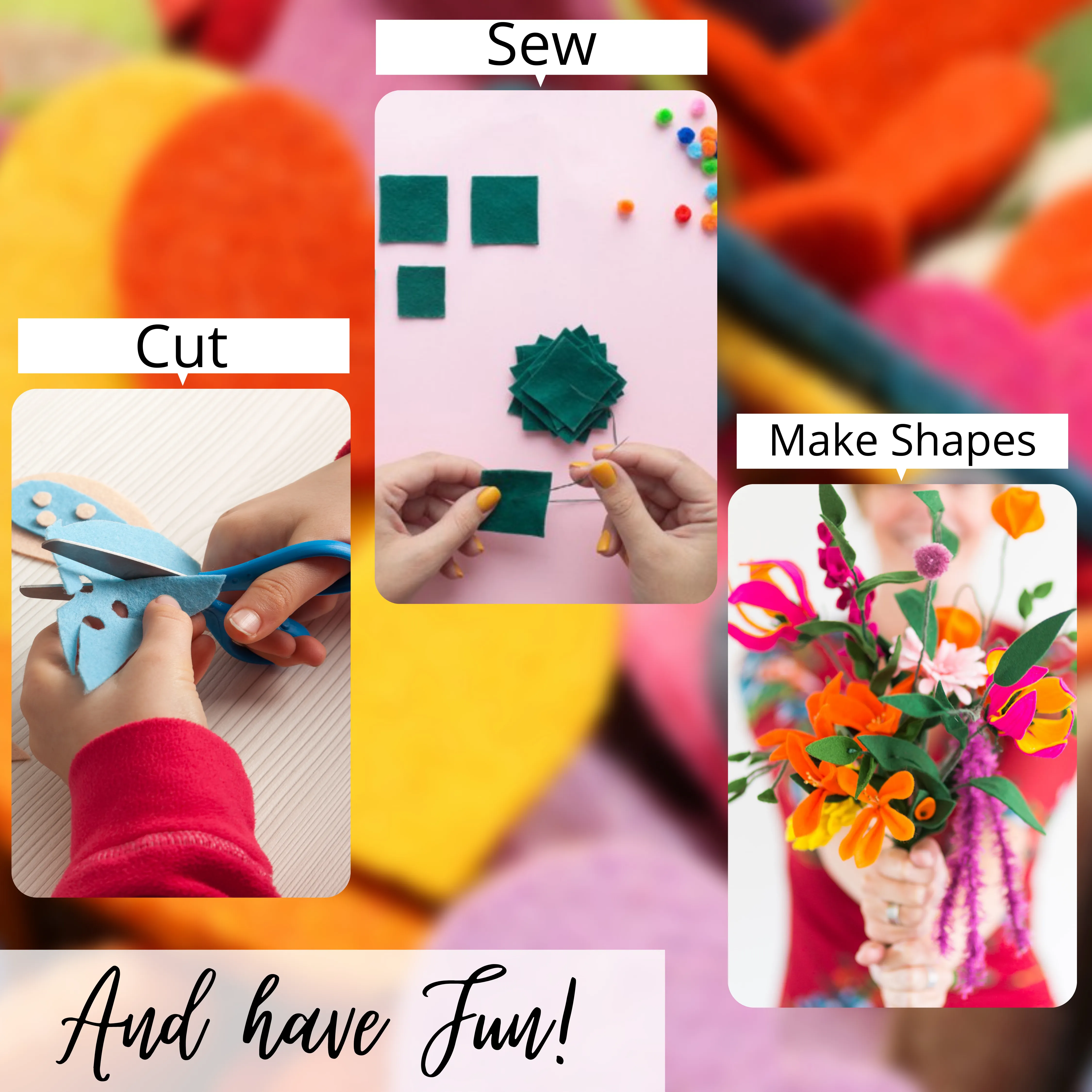 Acrylic Felt Crafting Fabric | Taupe
