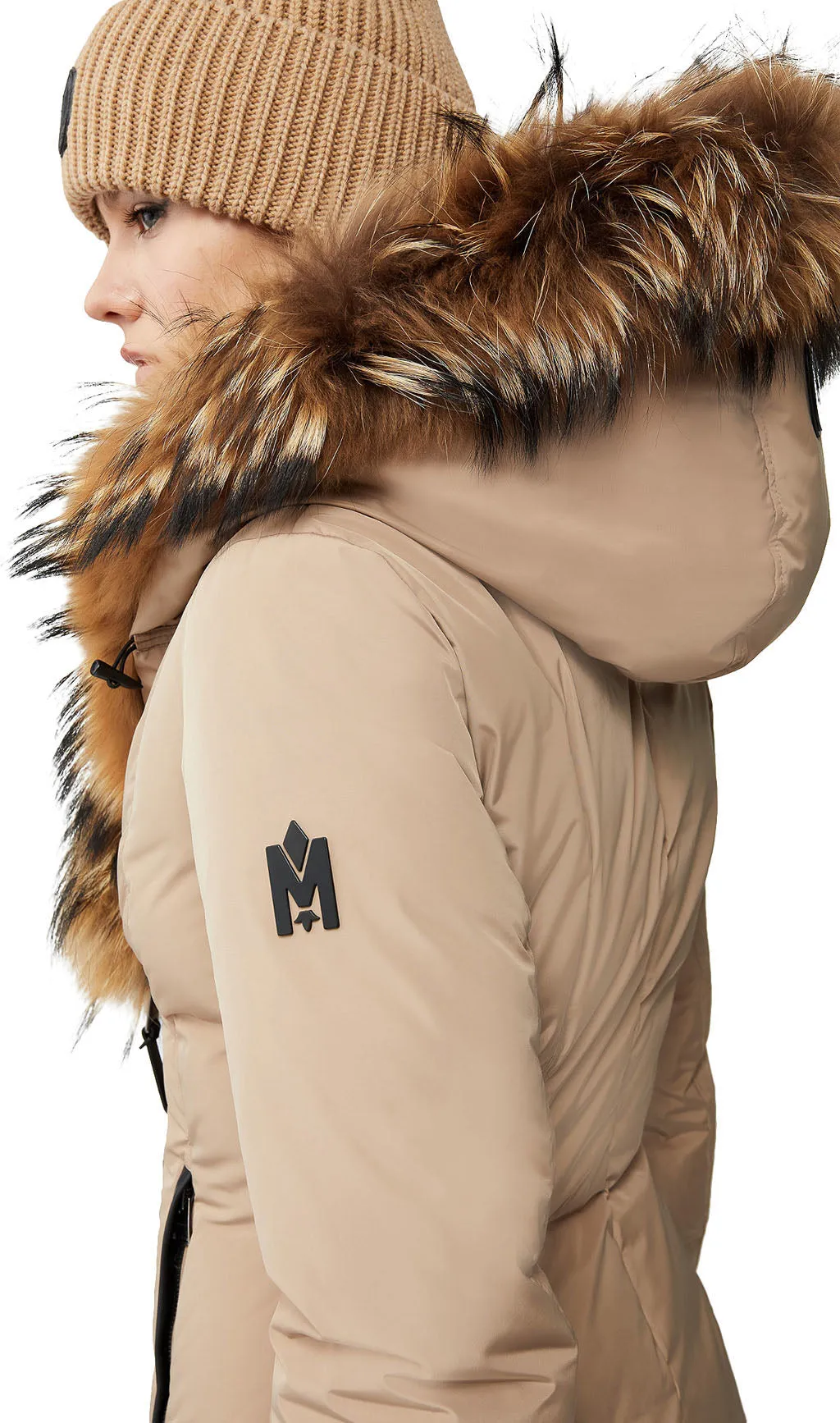Adali Down Jacket with Natural Fur Signature Mackage Collar - Women's|-|Manteau Adali en duvet à col signature Mackage en fourrure naturelle - Femme