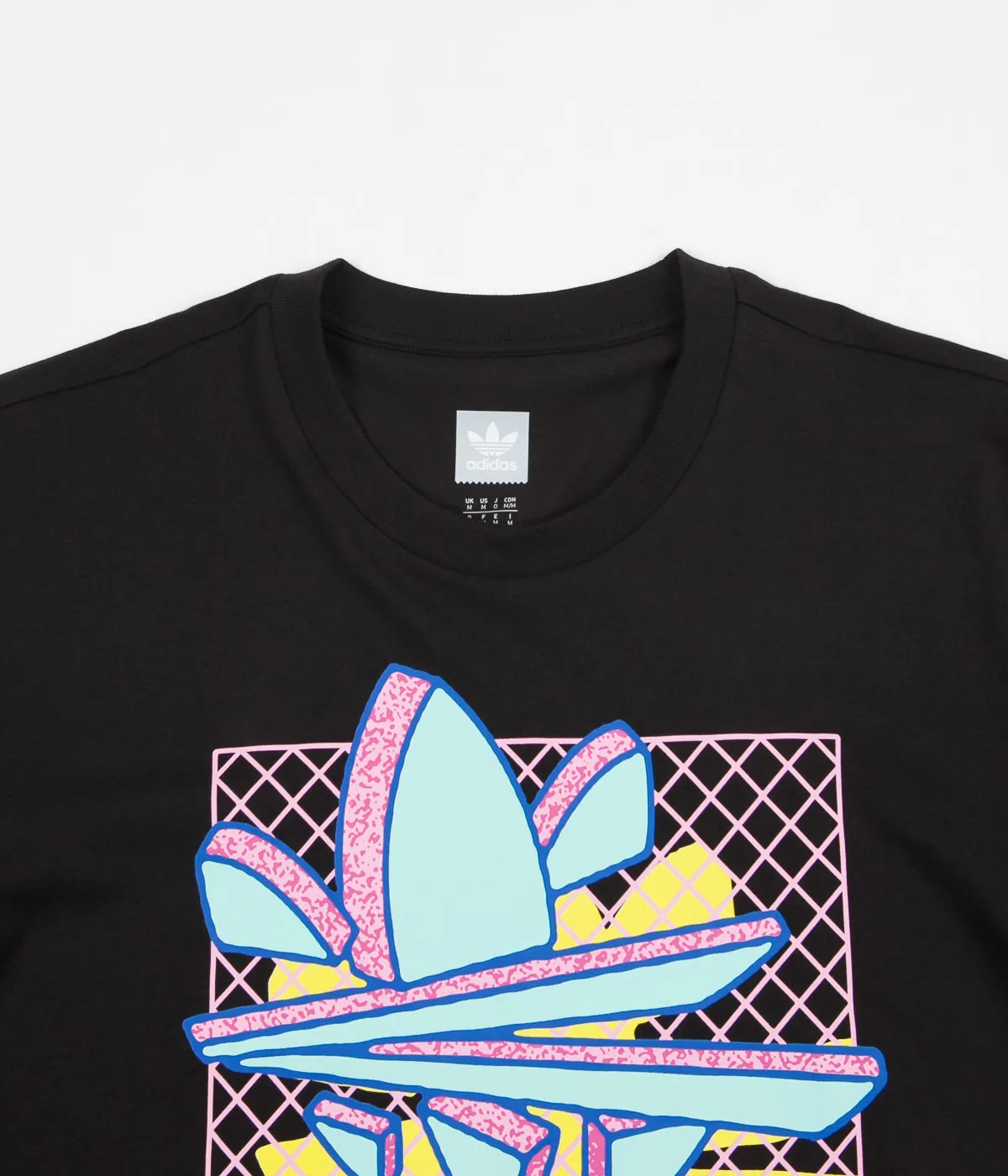 Adidas Thaxter T-Shirt - Black / Clear Mint / Bright Yellow / Light Pink