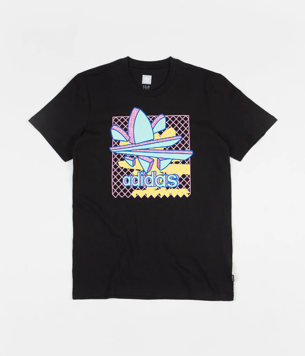 Adidas Thaxter T-Shirt - Black / Clear Mint / Bright Yellow / Light Pink