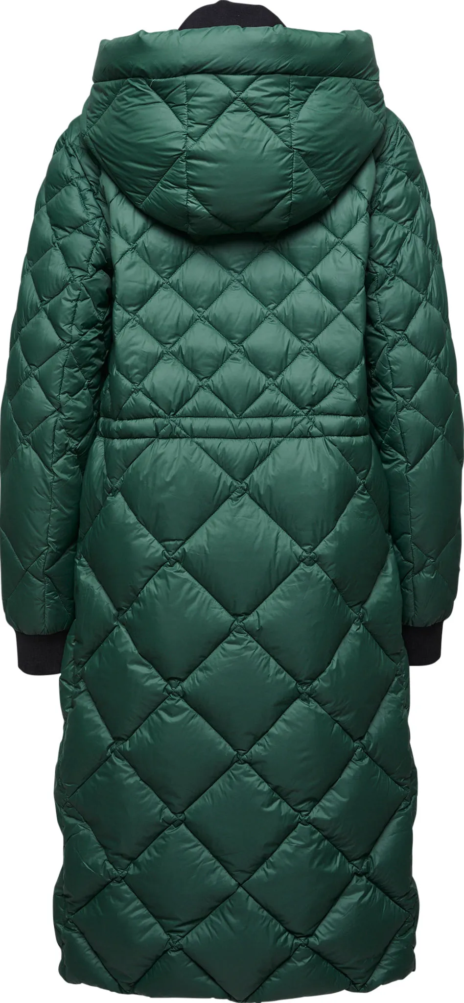 Aime Sustainable Calf-Length Lightweight Down Coat with Hood - Women's|-|Manteau aux mollets en duvet léger durable avec capuchon Aime - Femme