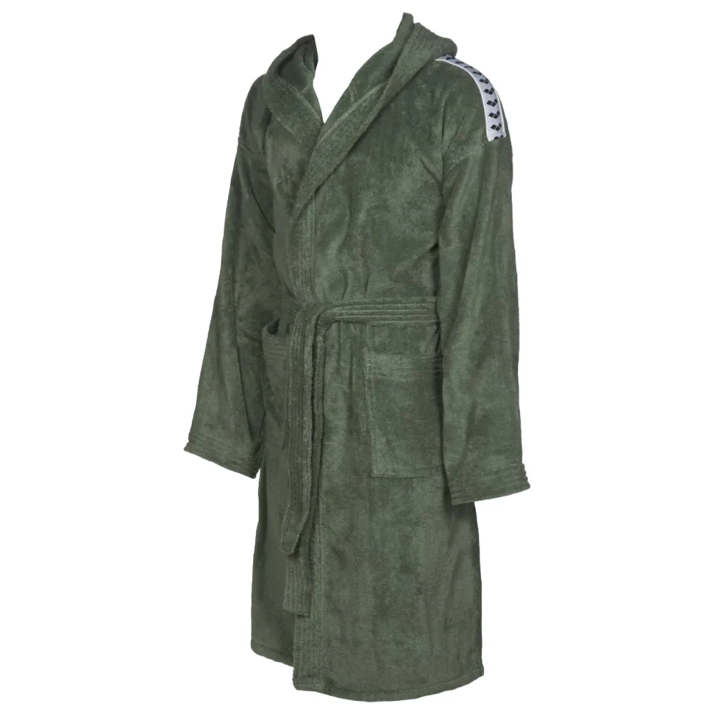 Arena accappatoio da adulto Core Soft Robe 001756601 verde militare bianco