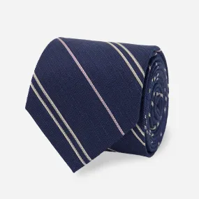 Bali Double Stripe Navy Tie