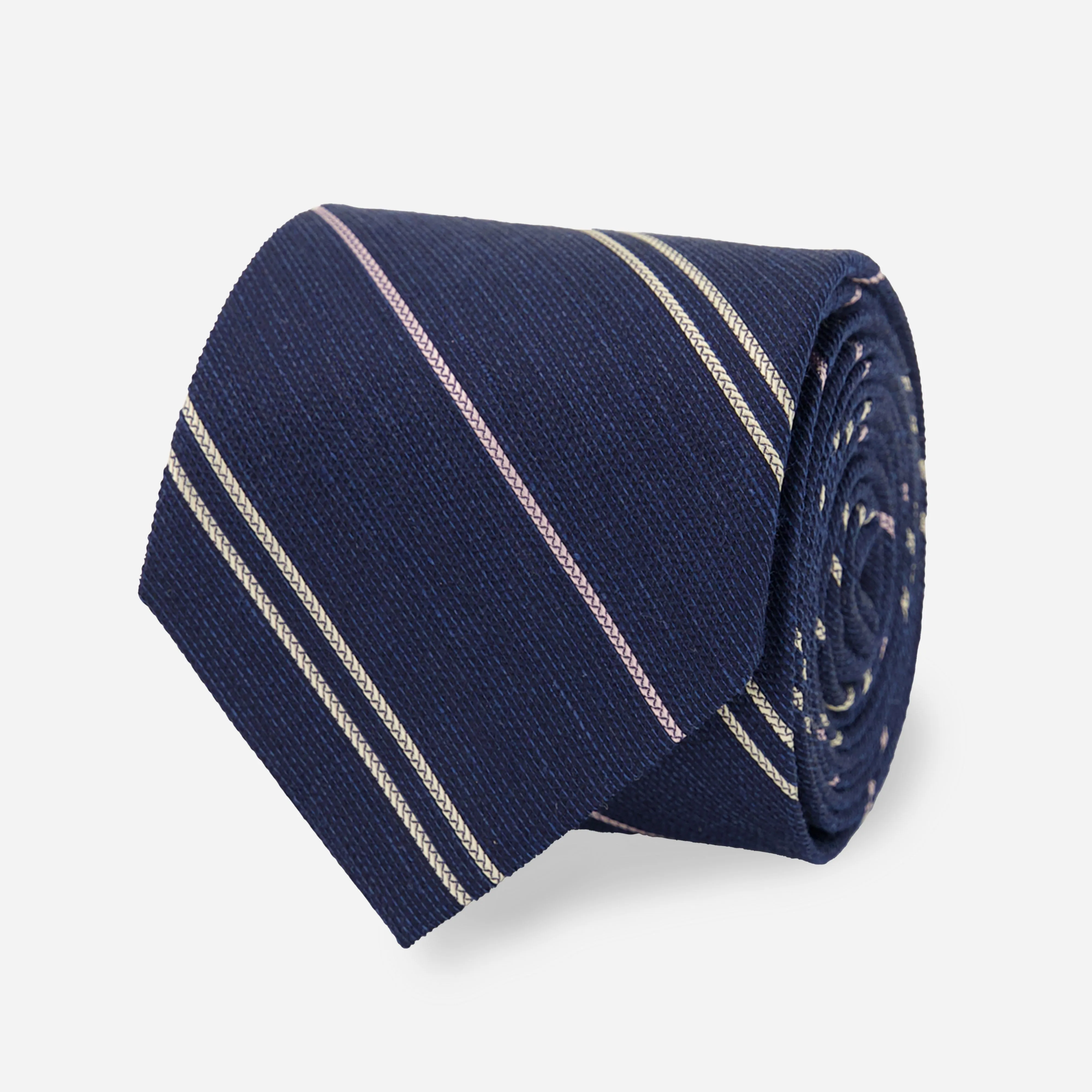 Bali Double Stripe Navy Tie