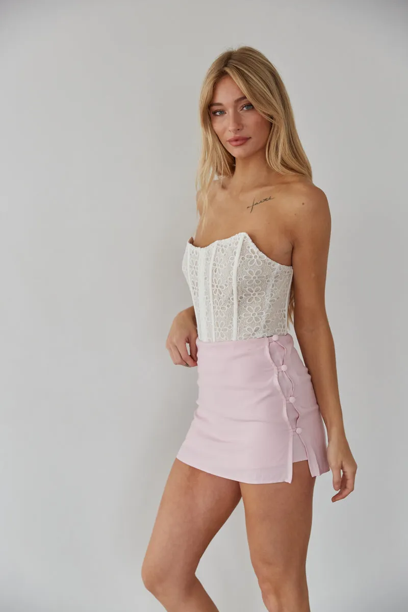 Beck Button Mini Skort