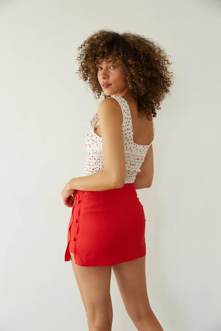 Beck Button Mini Skort
