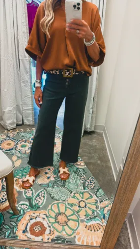 BELIEVE IN ME JEANS -CHARCOAL