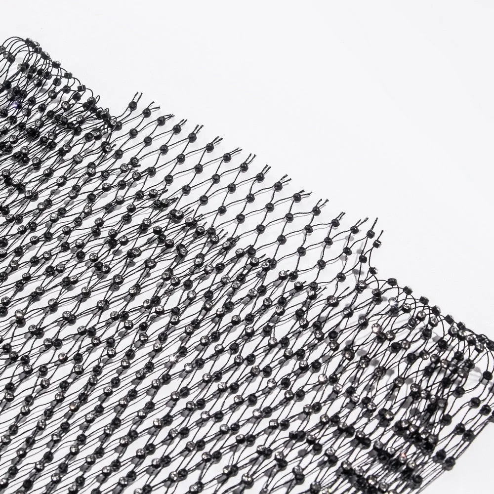 BerriesJam - 2024 Summer See Through Party Mesh Crop Top