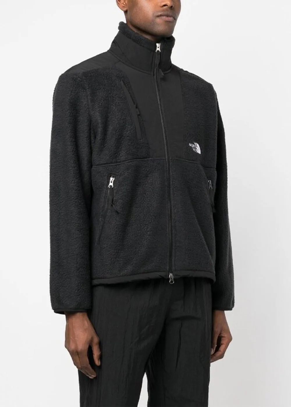 Black 94 High Pile Denali Jacket