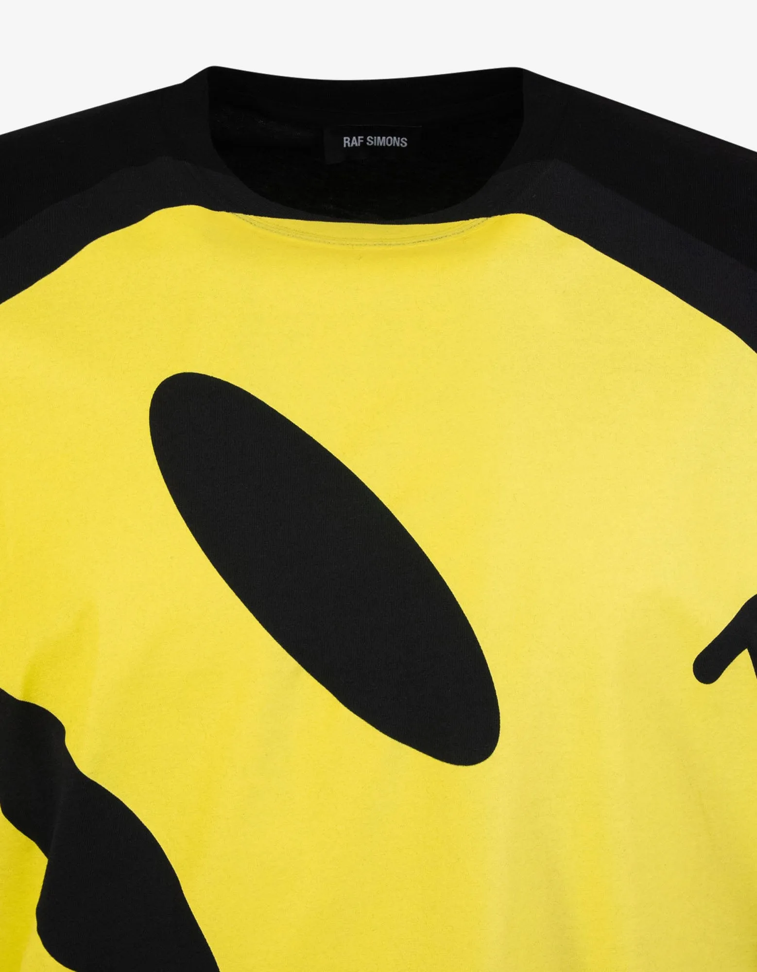 Black Smiley Big Fit T-Shirt