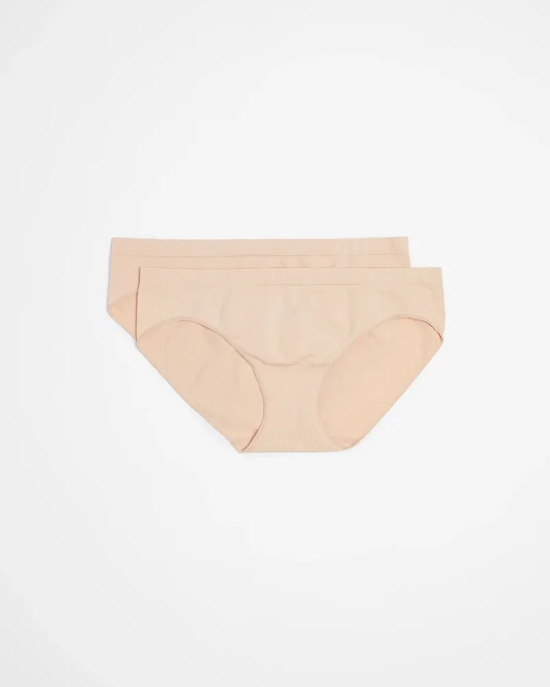 Bonds Womens Seamless Bikini Briefs 2 Pack - Base Blush