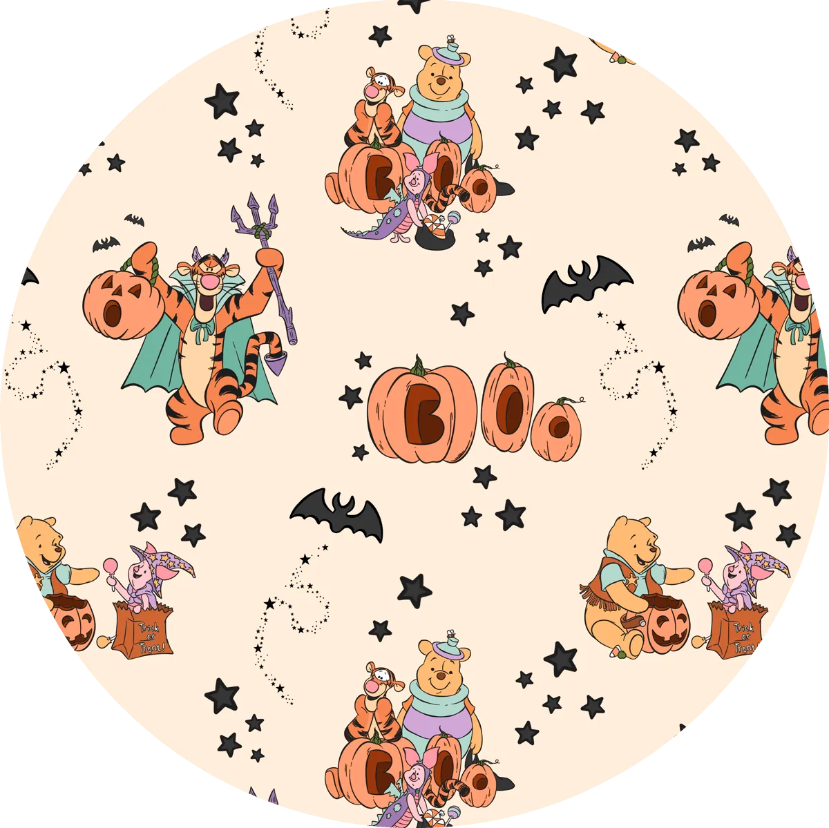 Boo Bash Pooh Boo - Bamboo Shorty Romper