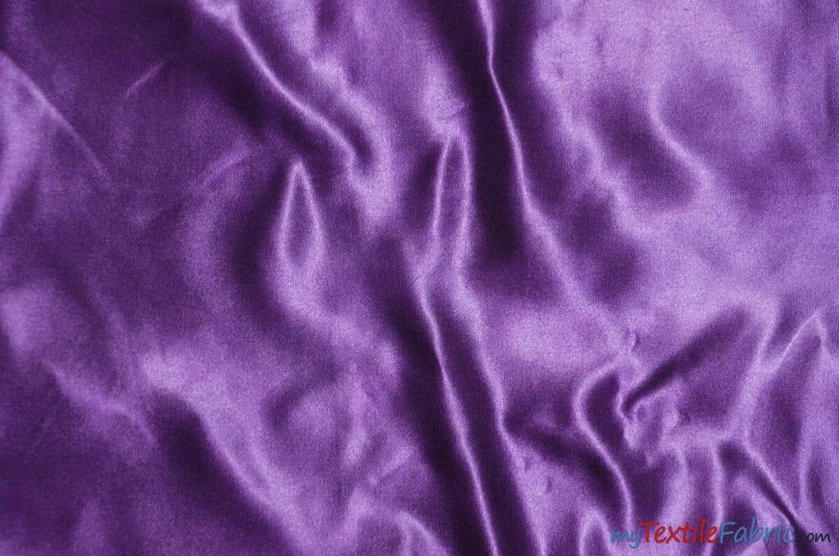 Bridal Satin Fabric | Shiny Bridal Satin | 60" Wide | Multiple Colors | Continuous Yards |