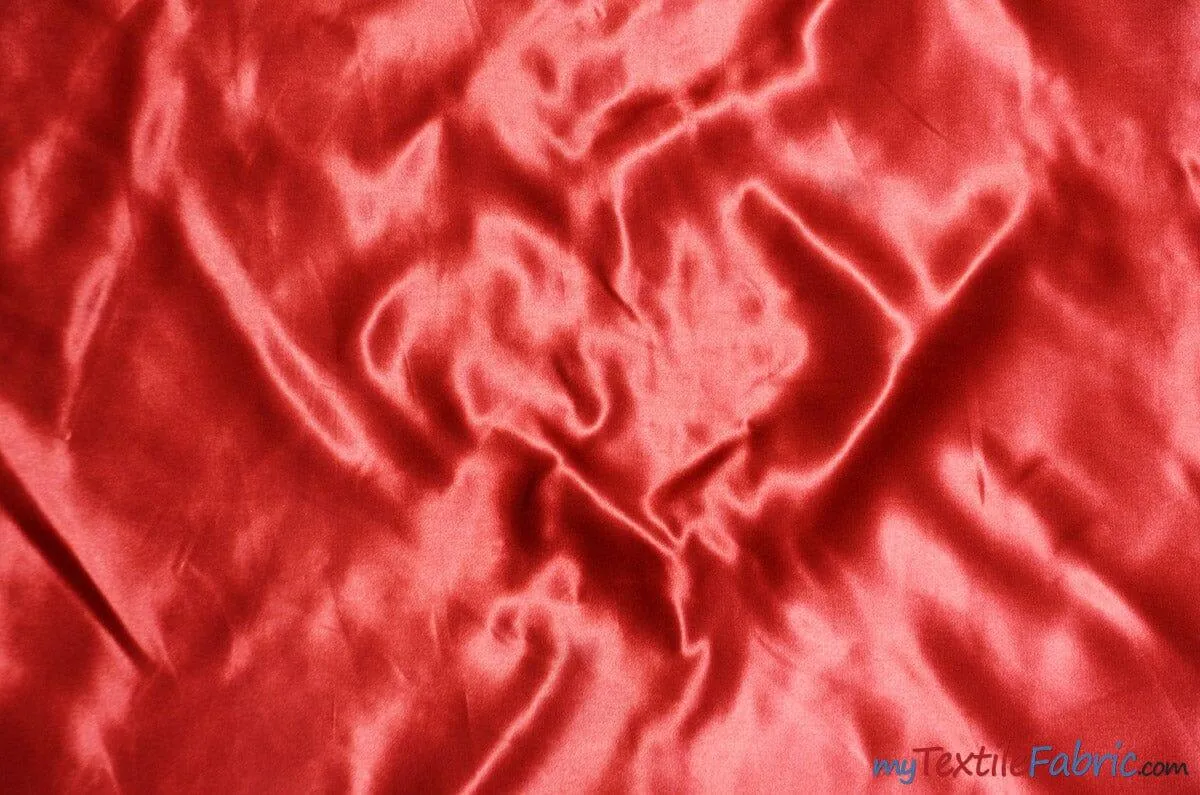 Bridal Satin Fabric | Shiny Bridal Satin | 60" Wide | Multiple Colors | Continuous Yards |