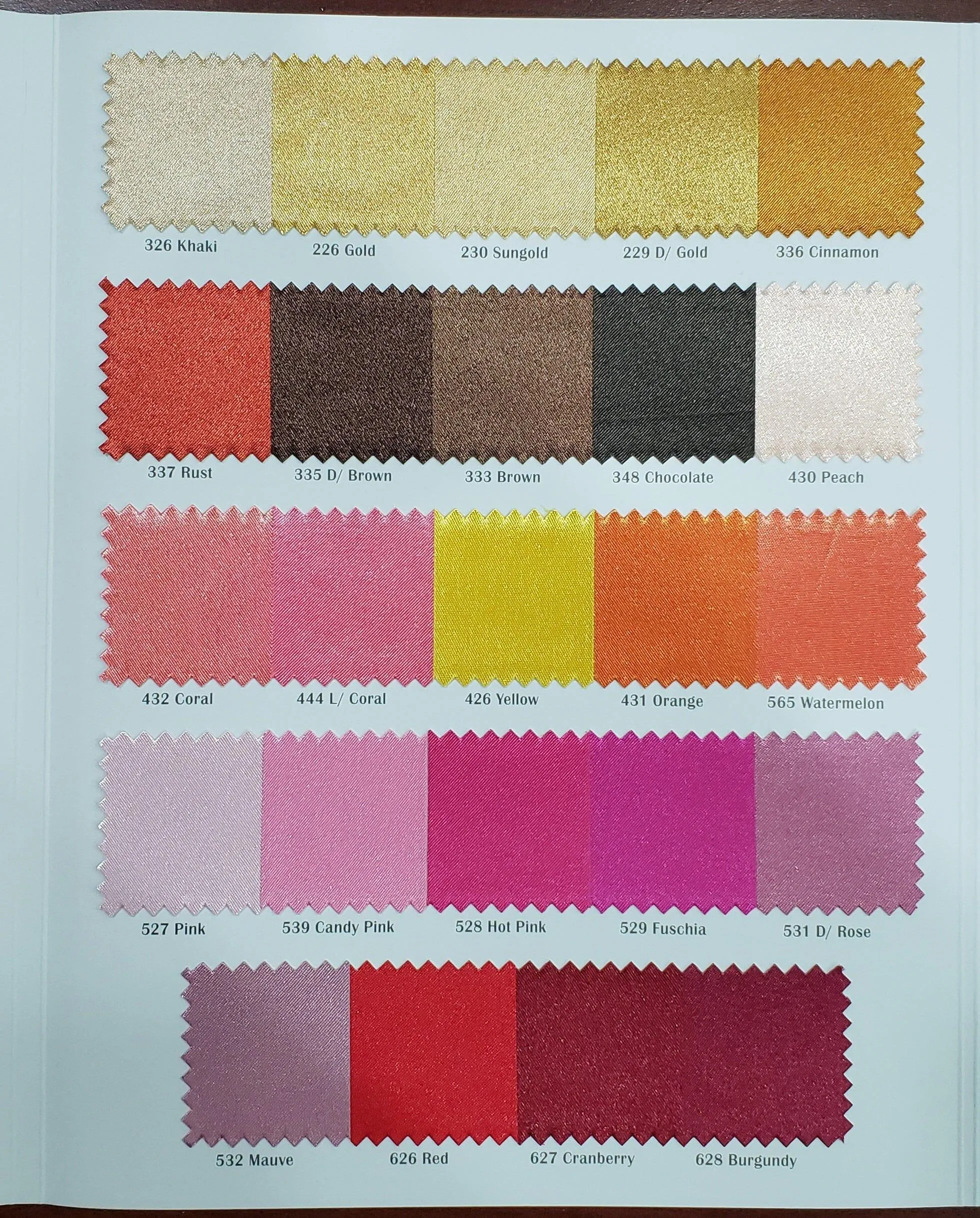 Bridal Satin Fabric | Shiny Bridal Satin | 60" Wide | Multiple Colors | Continuous Yards |