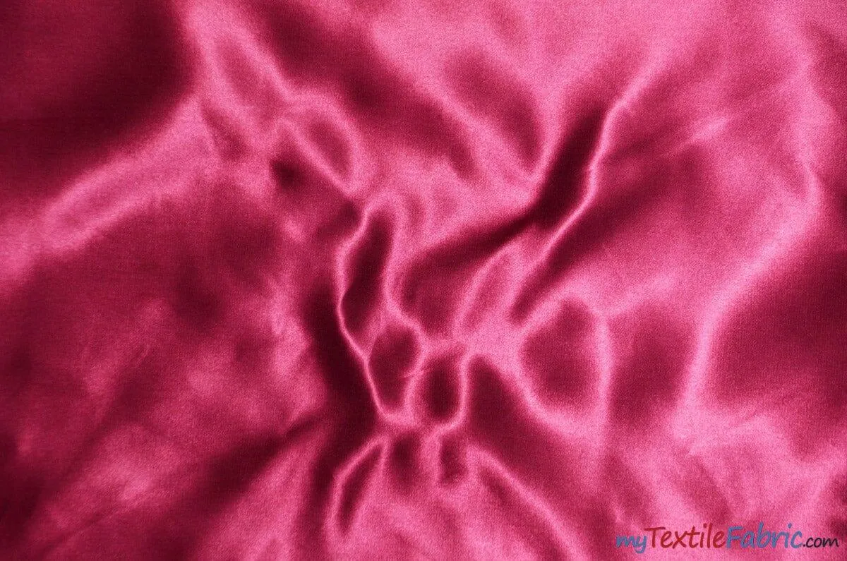 Bridal Satin Fabric | Shiny Bridal Satin | 60" Wide | Multiple Colors | Continuous Yards |