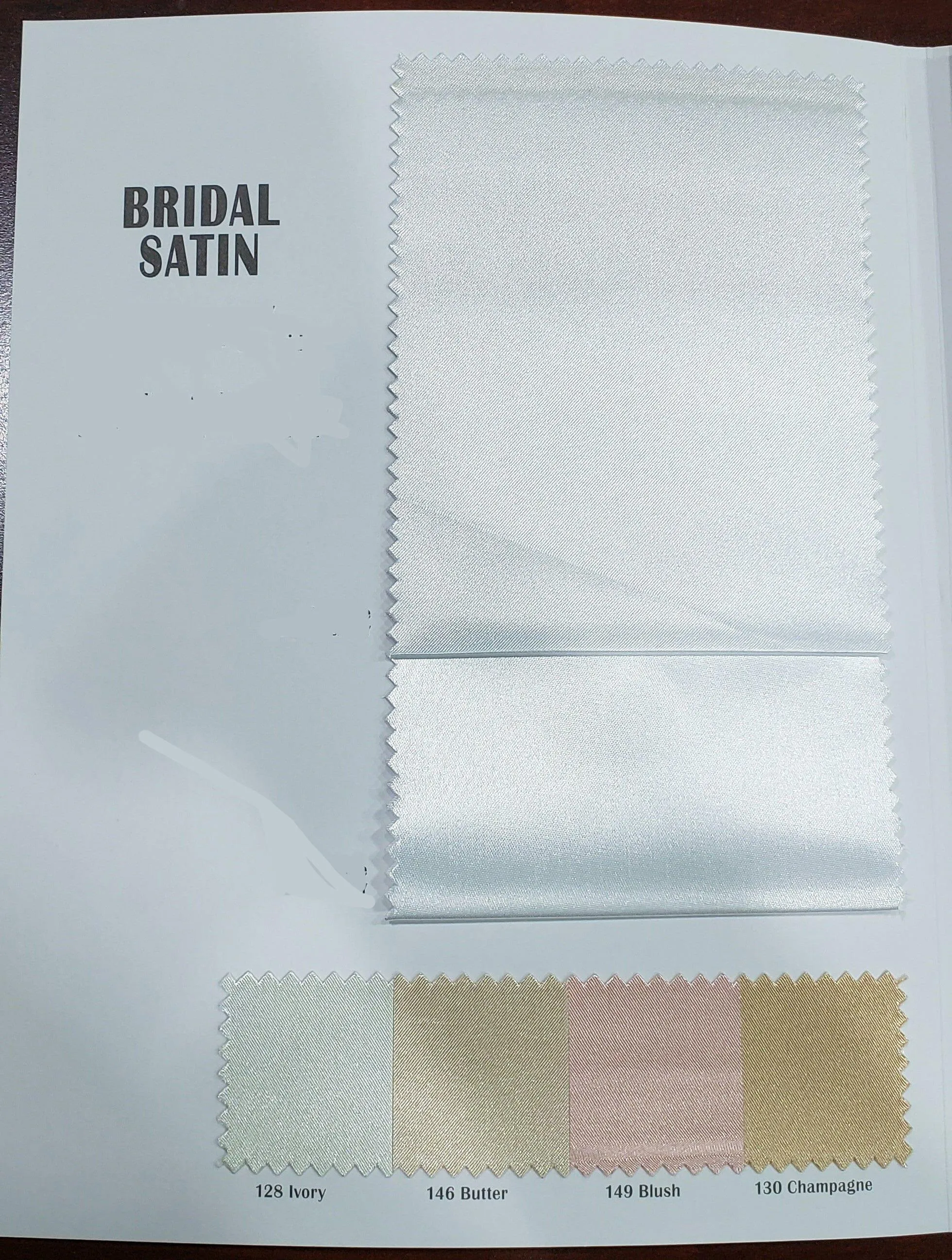 Bridal Satin Fabric | Shiny Bridal Satin | 60" Wide | Multiple Colors | Continuous Yards |