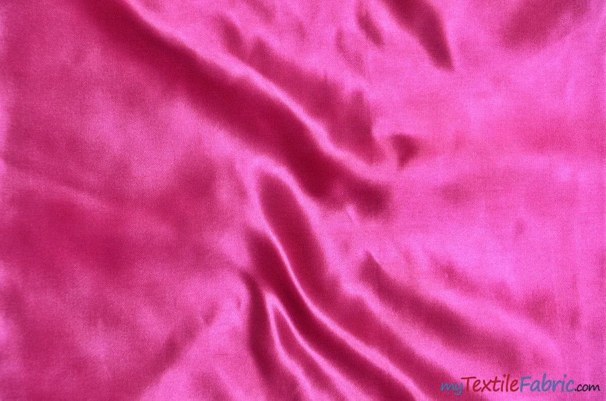 Bridal Satin Fabric | Shiny Bridal Satin | 60" Wide | Multiple Colors | Continuous Yards |