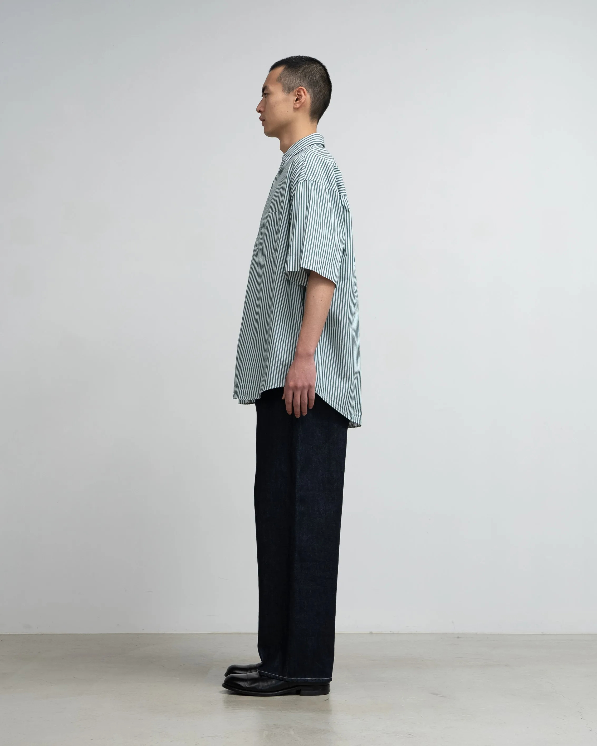 Broad S/S Oversized Regular Collar Shirt