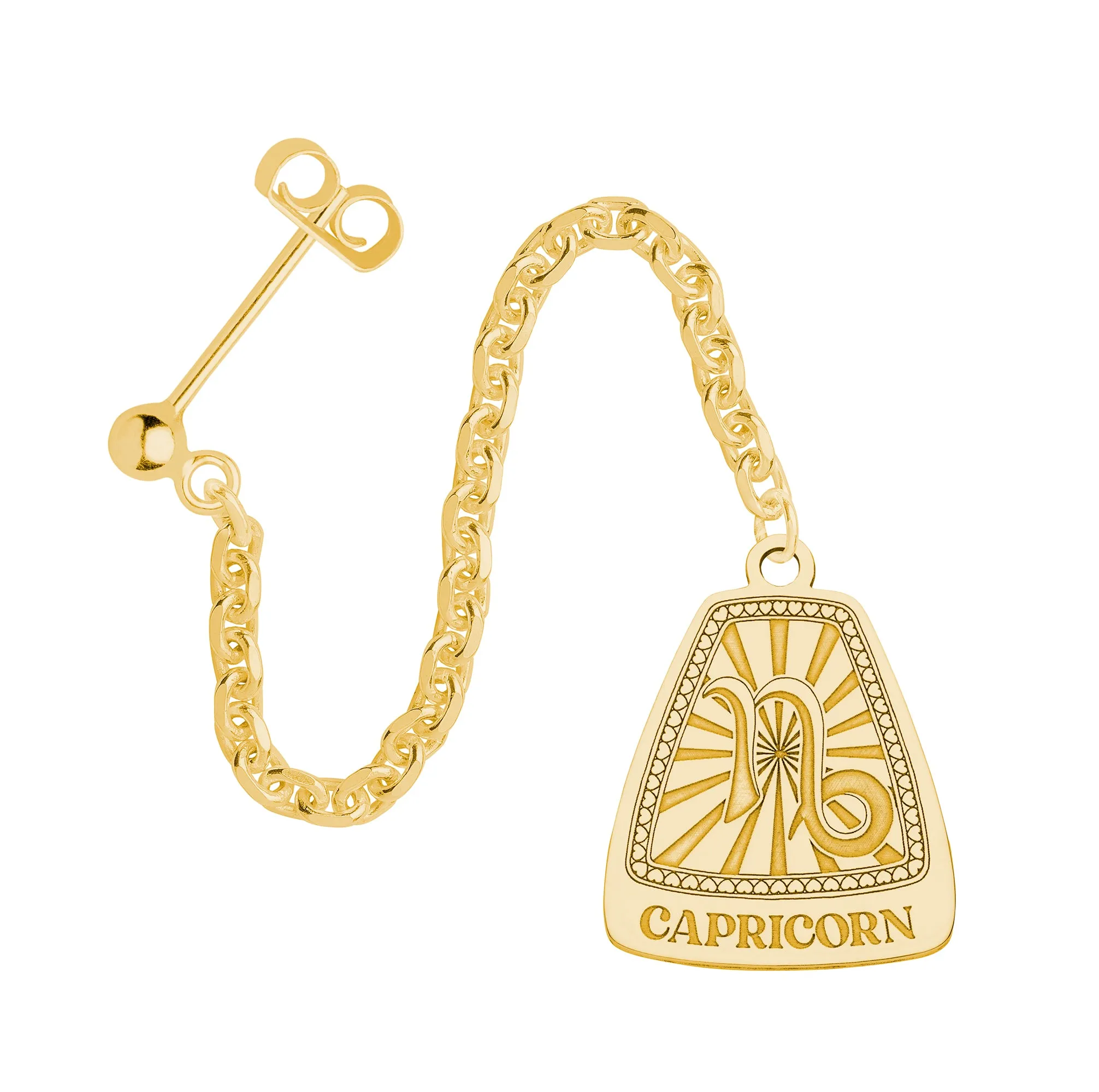 Capricorn Single Earring