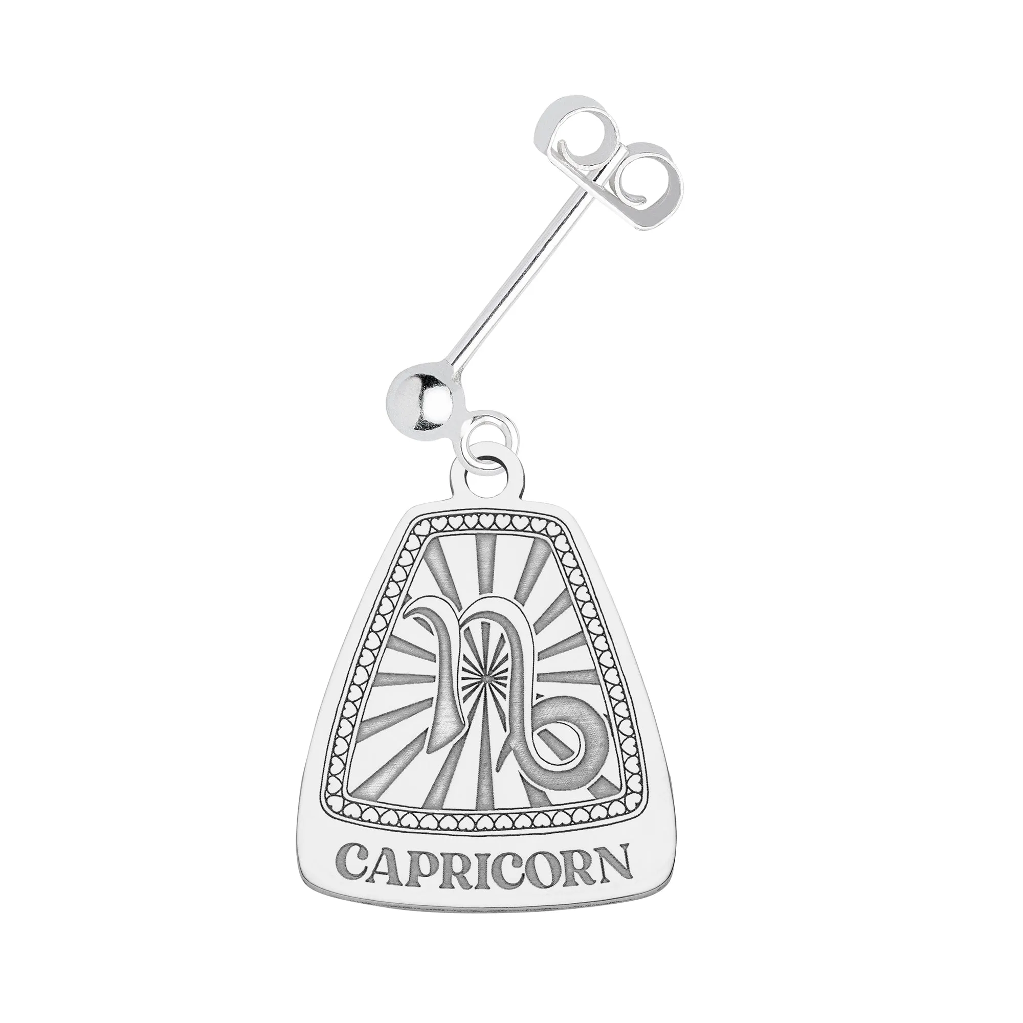 Capricorn Single Earring