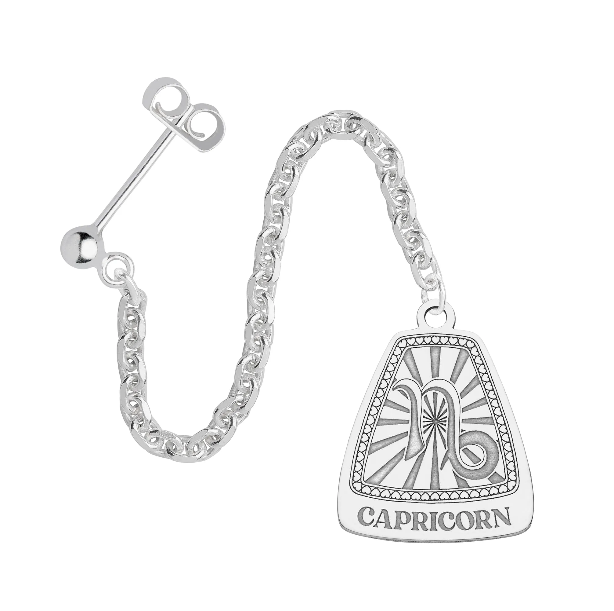 Capricorn Single Earring