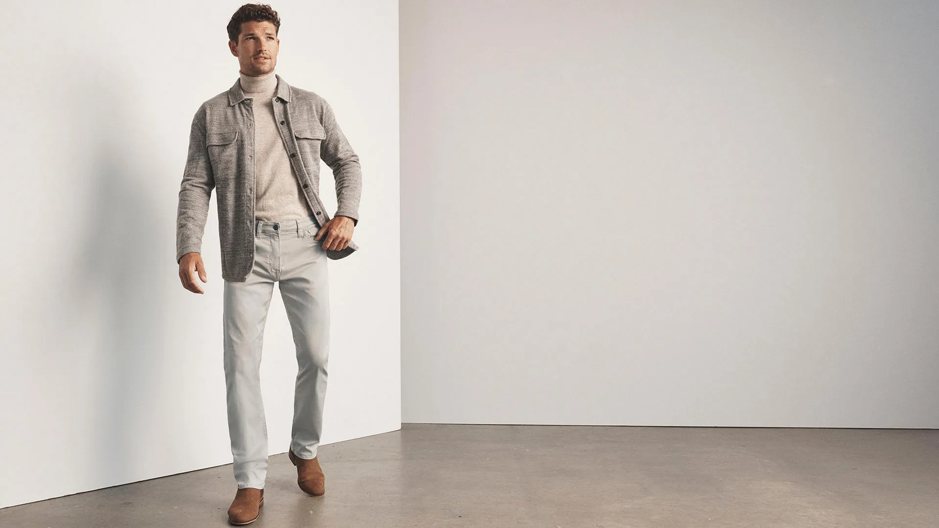 Charisma Relaxed Straight Leg Pants in Dawn Twill