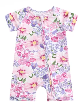 Charlie Play Pretty in Pink - Bamboo Shorty Romper