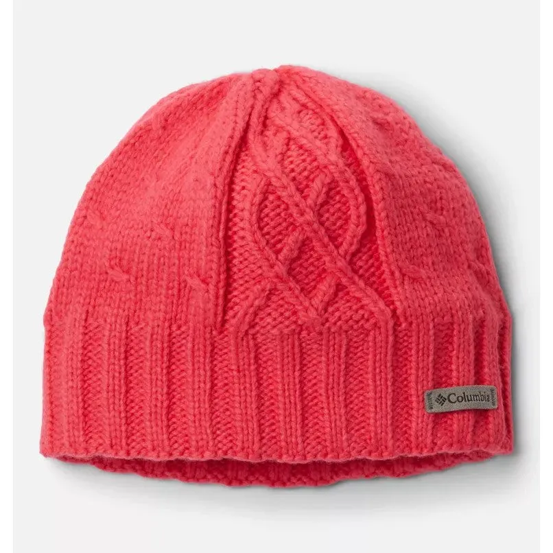 Columbia Bright Geranium Youth Cabled Cutie II Beanie