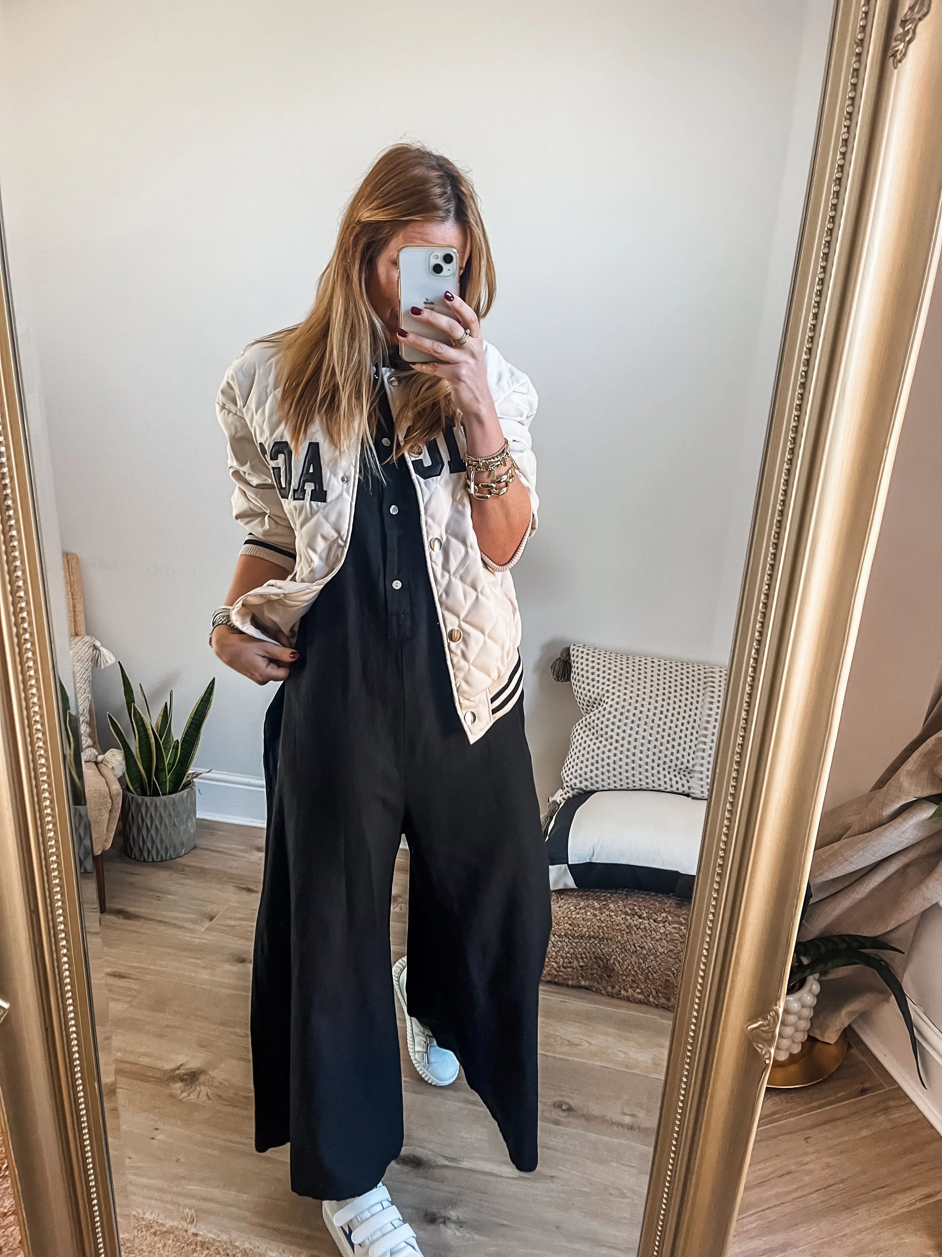 Cotton Linen Wide Leg Jumpsuit