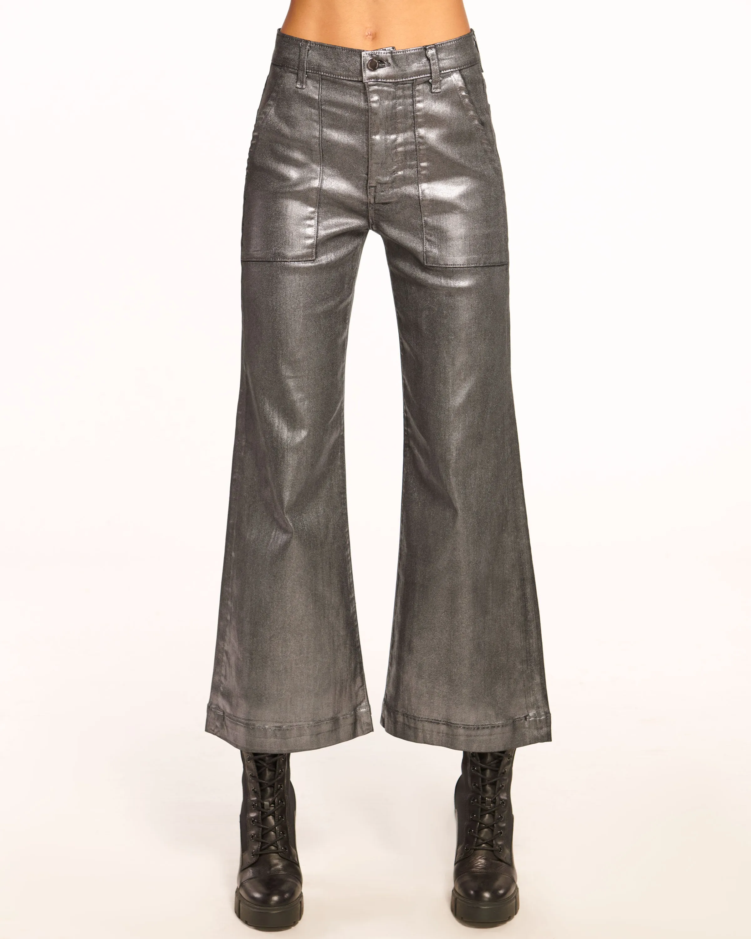 Cropped Metallic Clifford Jean