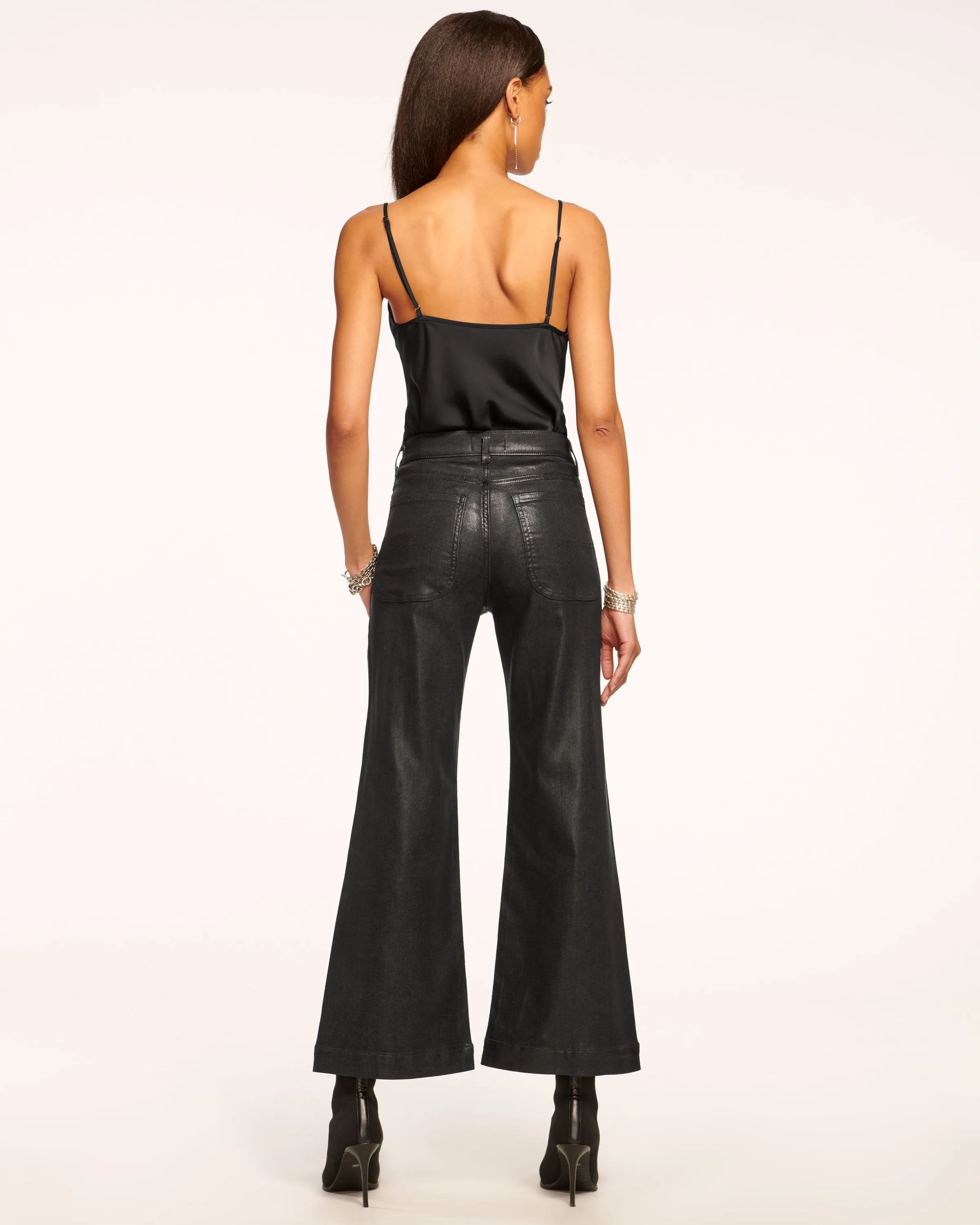 Cropped Metallic Clifford Jean