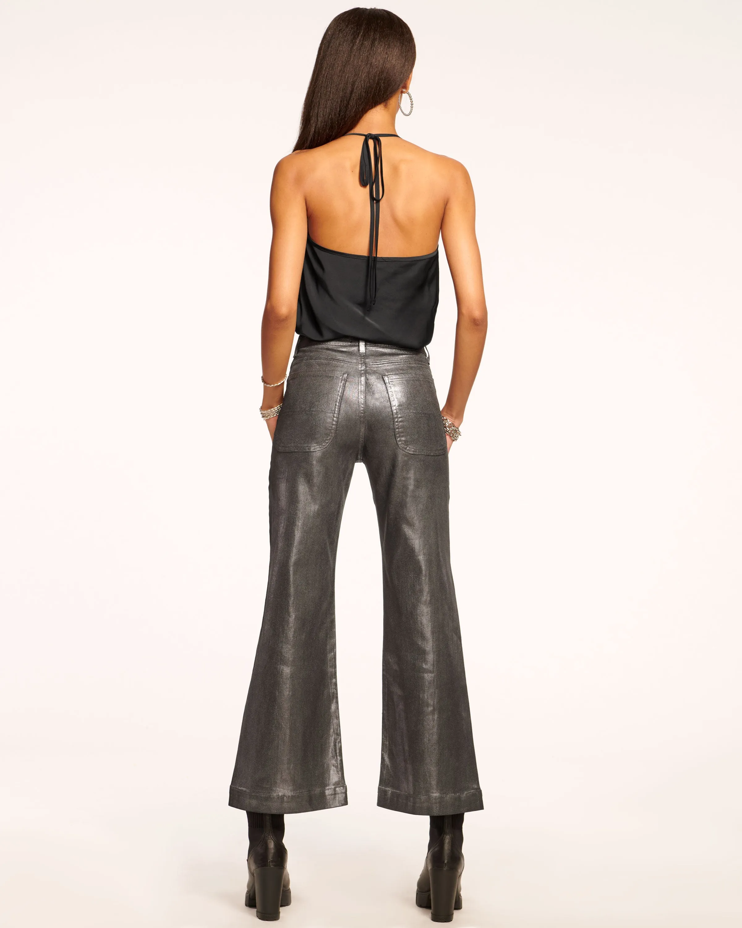 Cropped Metallic Clifford Jean