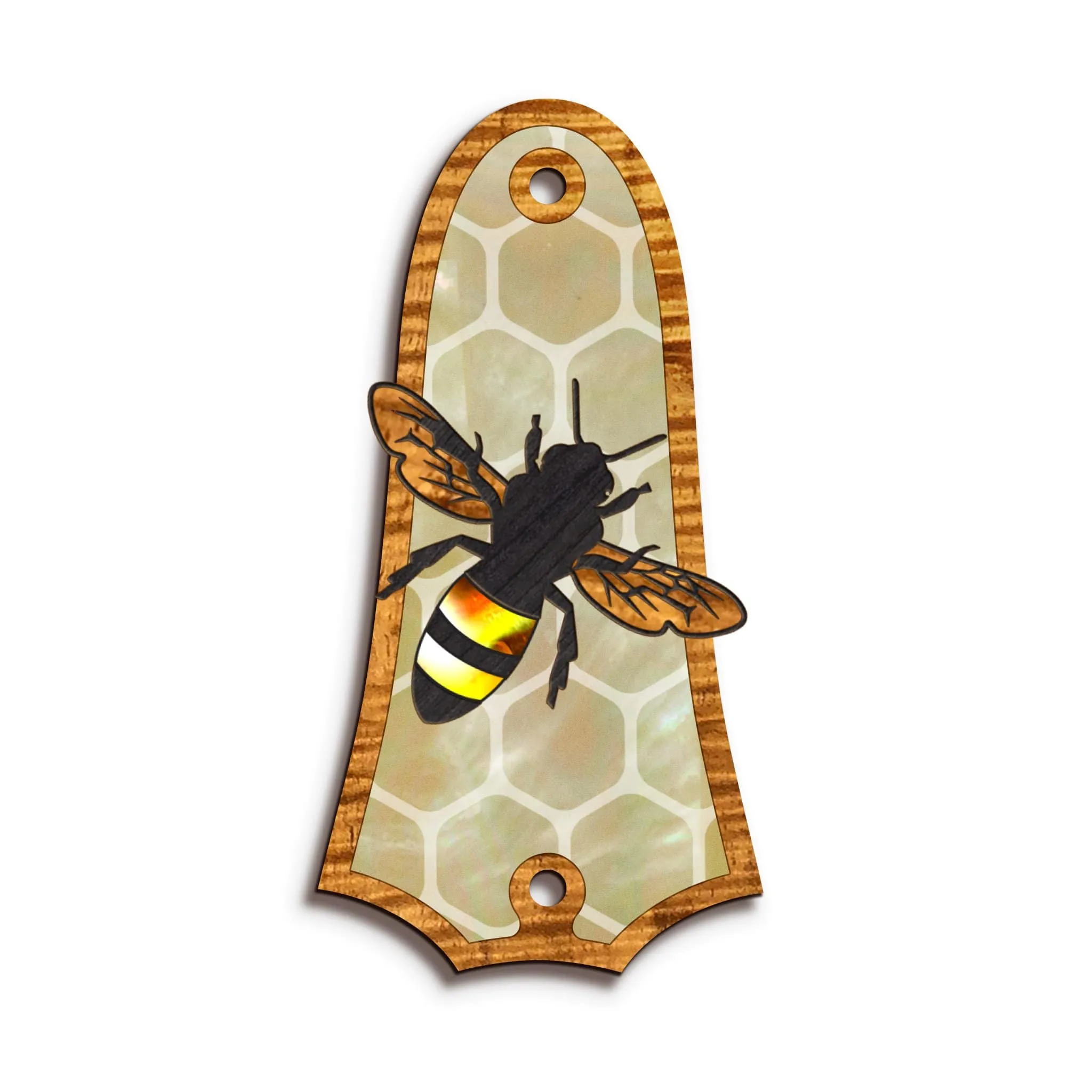 Custom Truss Rod Cover | Shape T4 - Fits 2 Hole Taylor Guitars