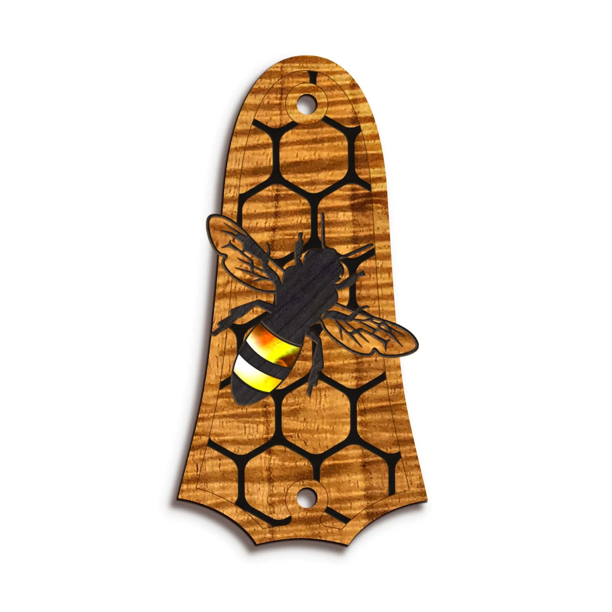 Custom Truss Rod Cover | Shape T4 - Fits 2 Hole Taylor Guitars