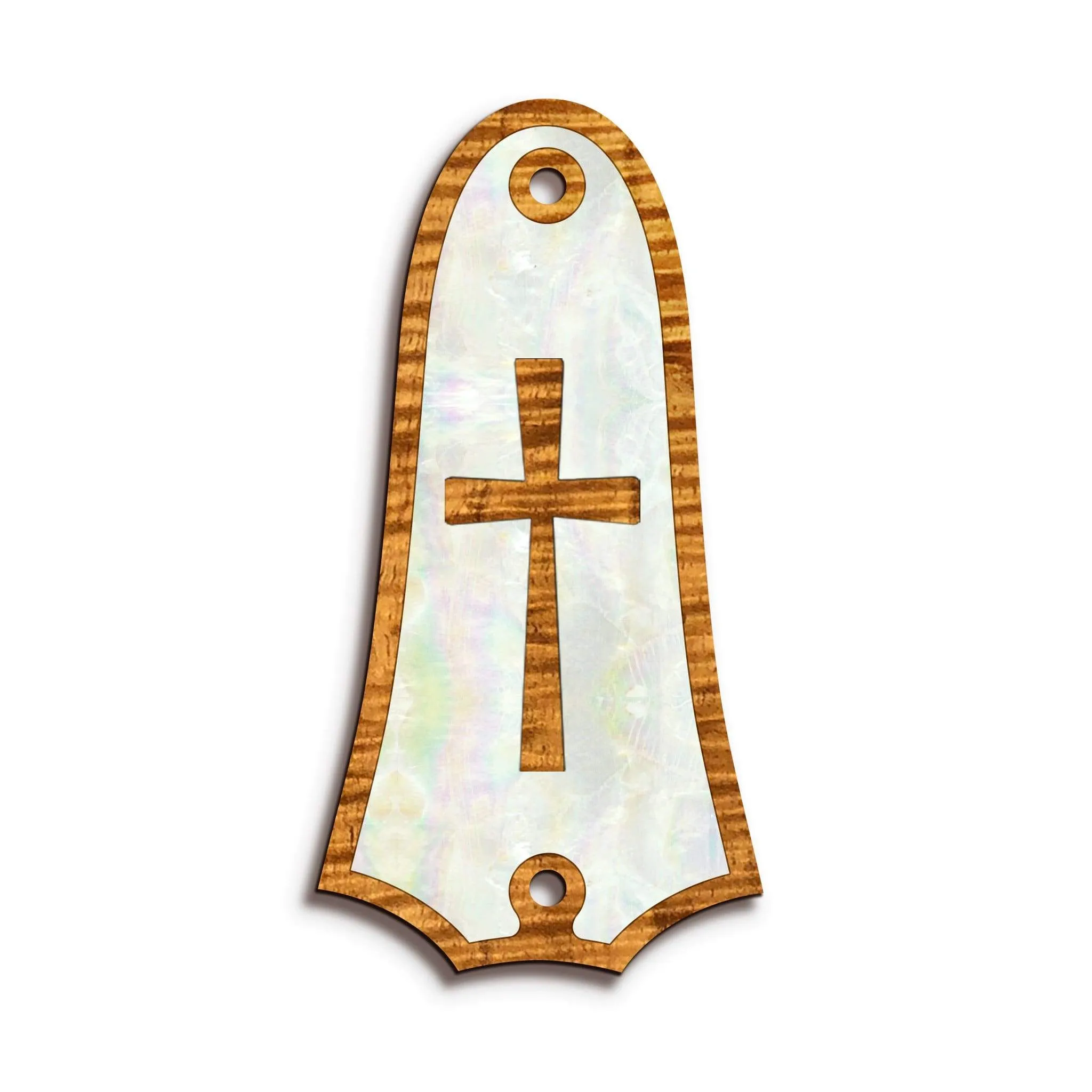 Custom Truss Rod Cover | Shape T4 - Fits 2 Hole Taylor Guitars