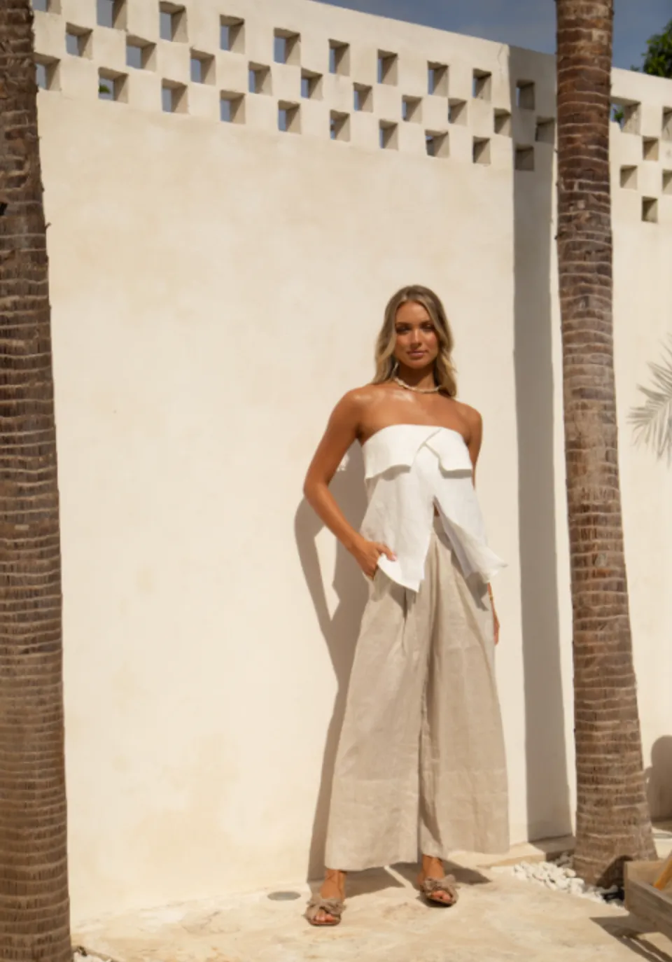 Daisy Top Linen - Wholesale