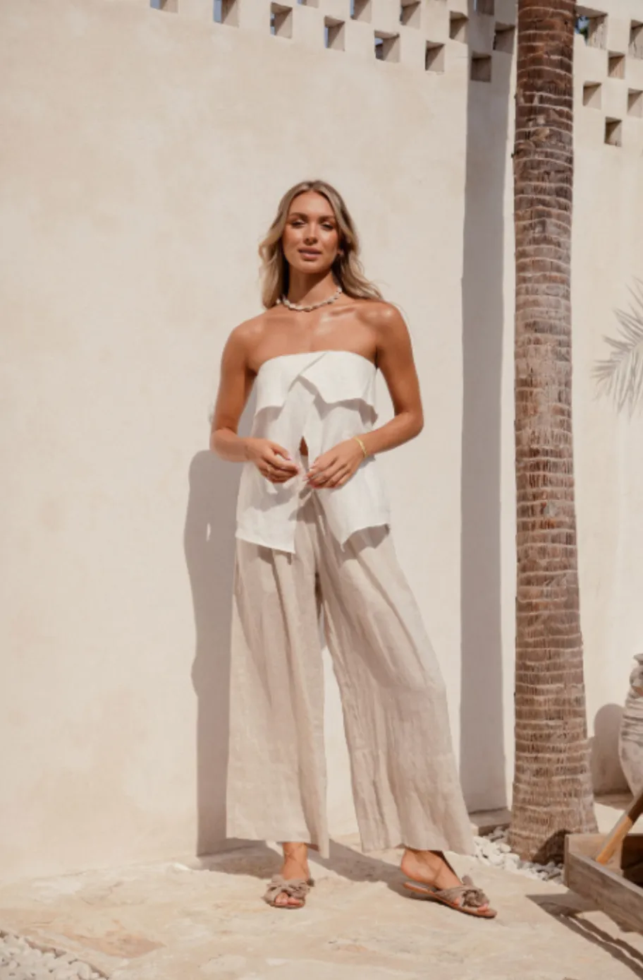 Daisy Top Linen - Wholesale