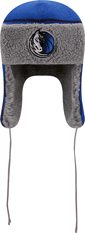 DALLAS MAVERICKS NEW ERA HELMET HEAD TRAPPER KNIT