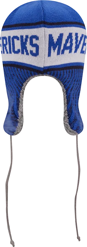 DALLAS MAVERICKS NEW ERA HELMET HEAD TRAPPER KNIT