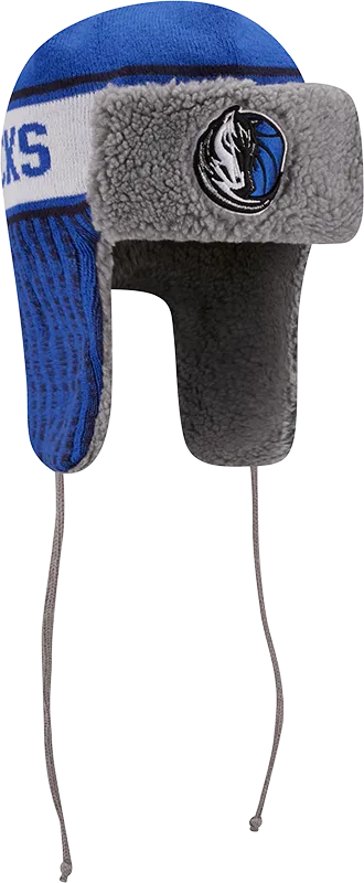 DALLAS MAVERICKS NEW ERA HELMET HEAD TRAPPER KNIT