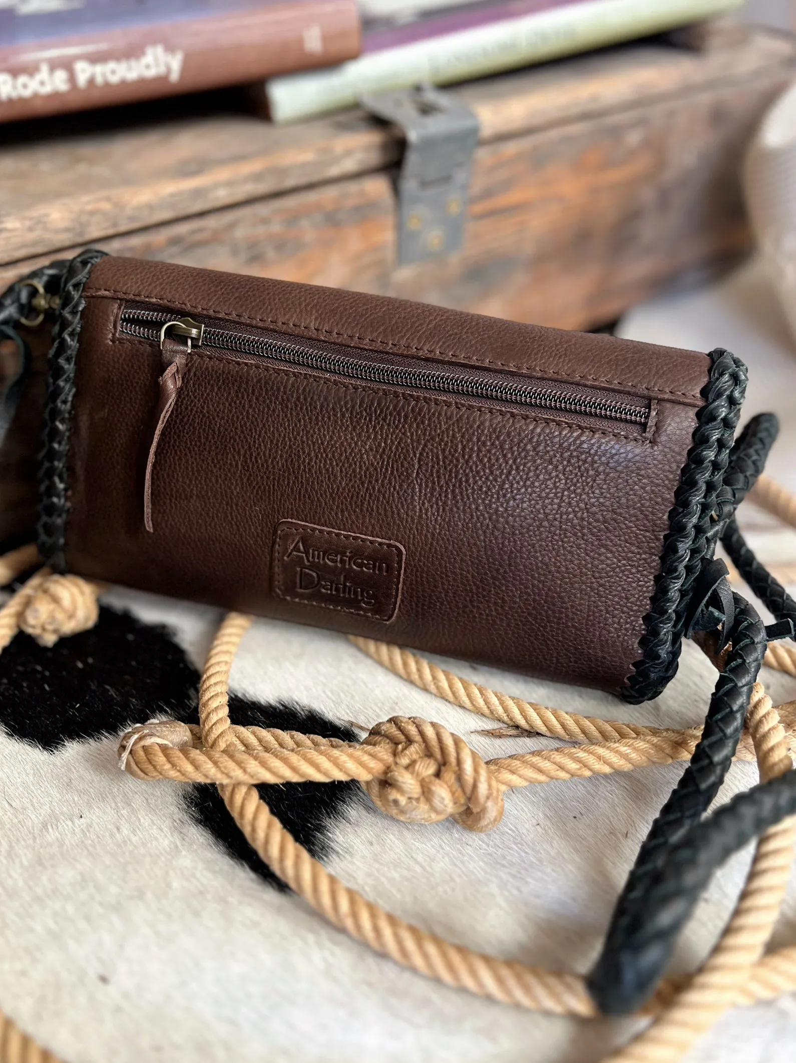Darling Blue Eyes Leather Bag